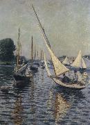 Sailboat Gustave Caillebotte